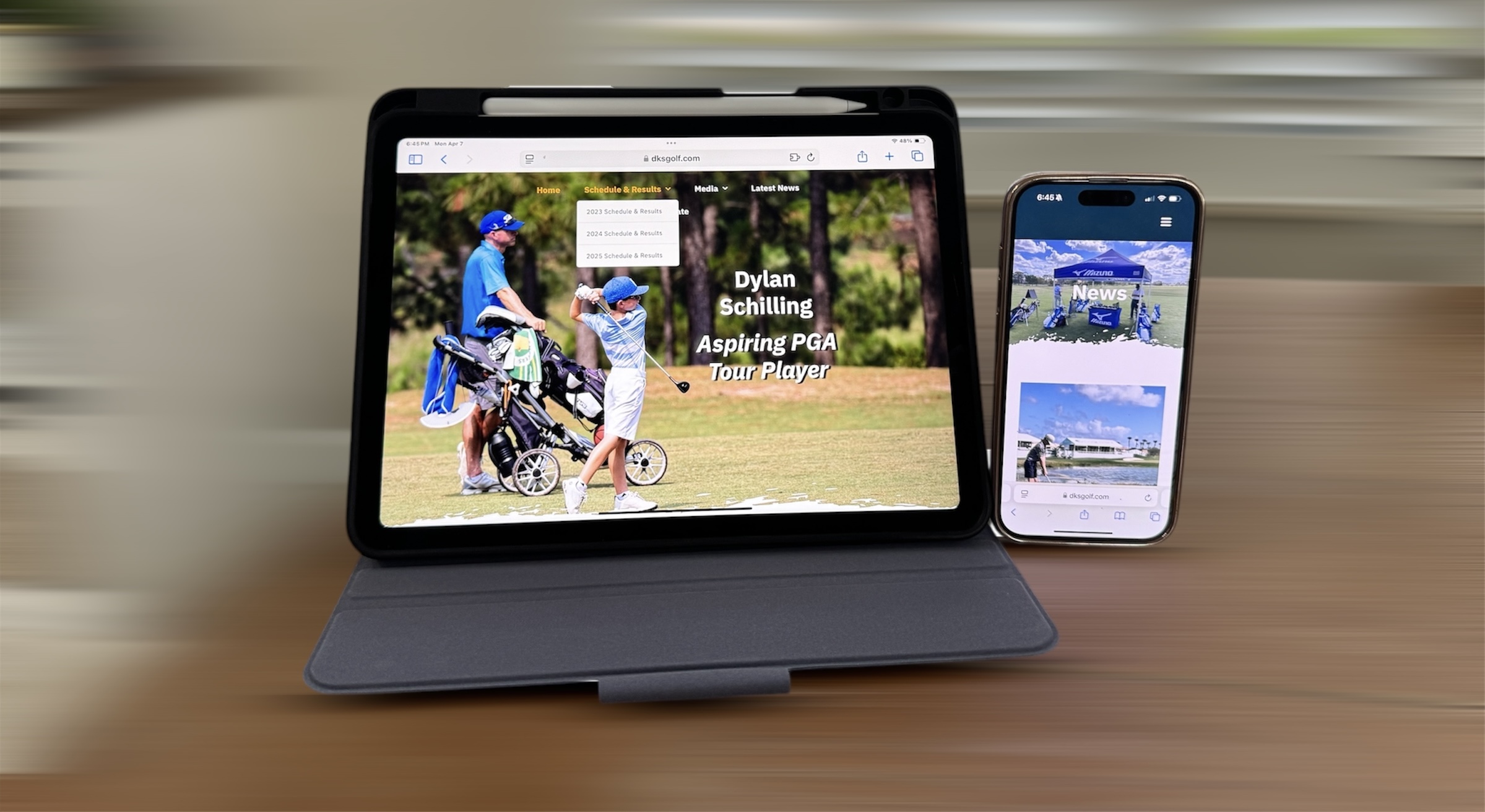 junior golfer profile showcase